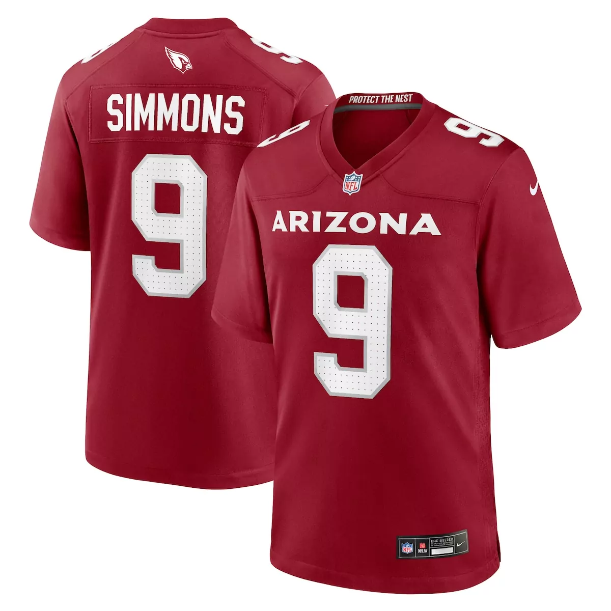 arizona cardinals isaiah adams cardinal game jersey