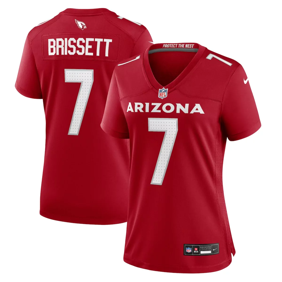 arizona cardinals jacoby brissett cardinal team game jersey jfp