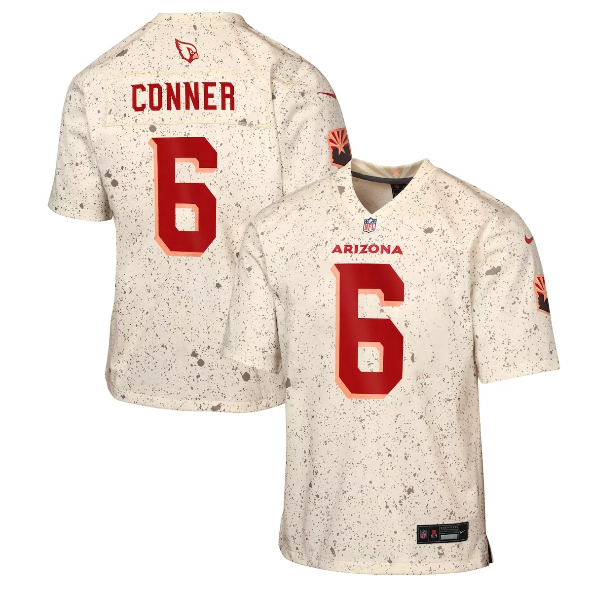 arizona cardinals james conner natural 2025 rivalries collection game jersey 4rp