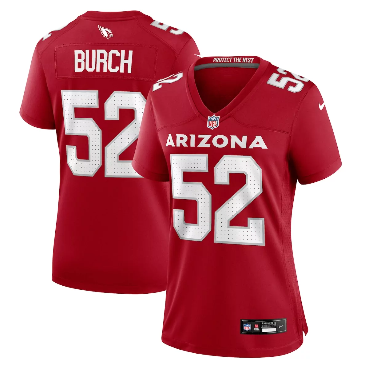 arizona cardinals jordan burch cardinal team game jersey ygq