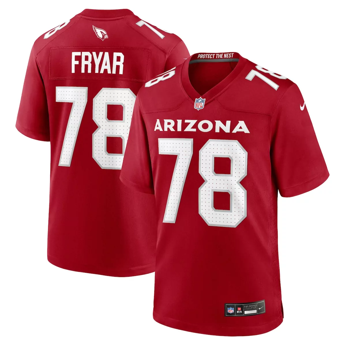 arizona cardinals jordan burch cardinal team game jersey ygq