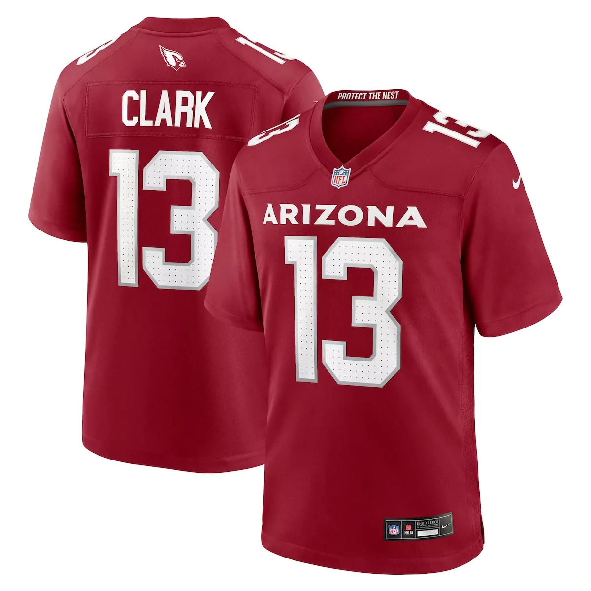 arizona cardinals keitrel clark cardinal game jersey yr5