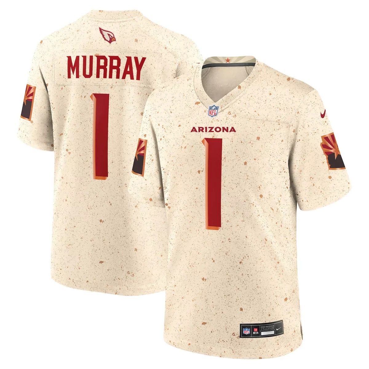 arizona cardinals kyler murray gray atmosphere game jersey