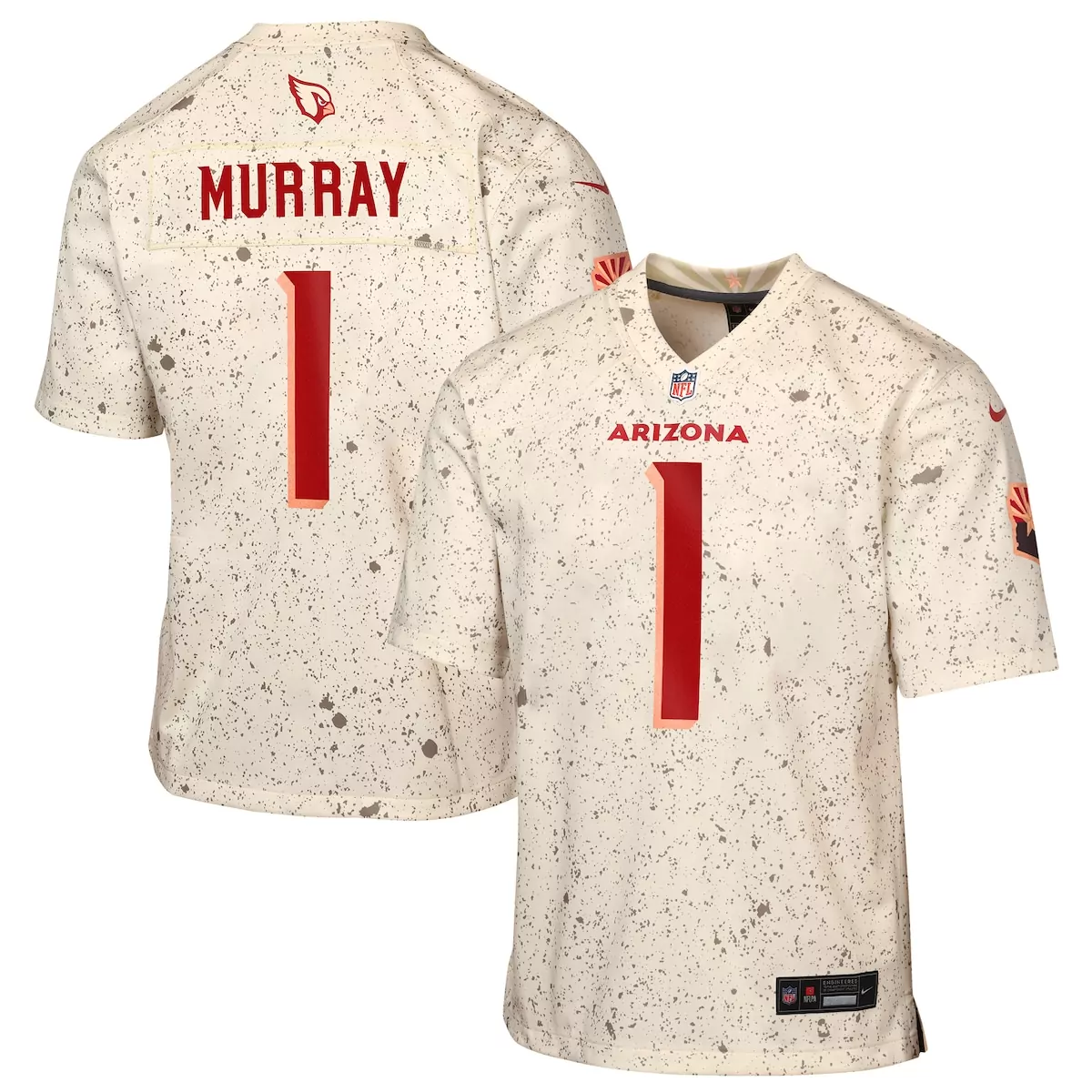 arizona cardinals kyler murray gray atmosphere game jersey