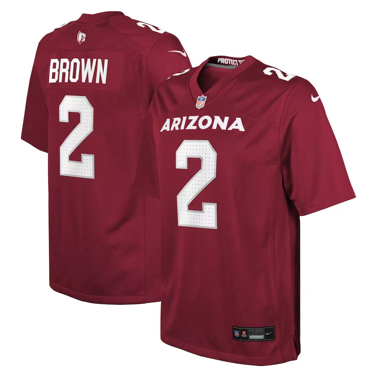 arizona cardinals marquise brown cardinal game jersey