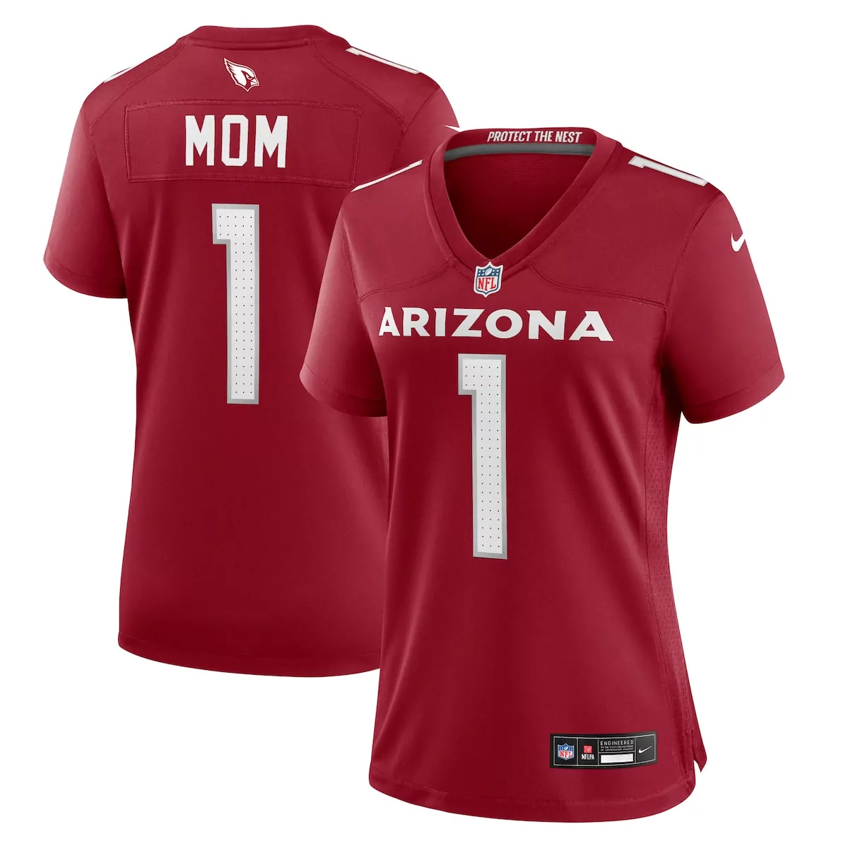 arizona cardinals number 1 mom cardinal game jersey