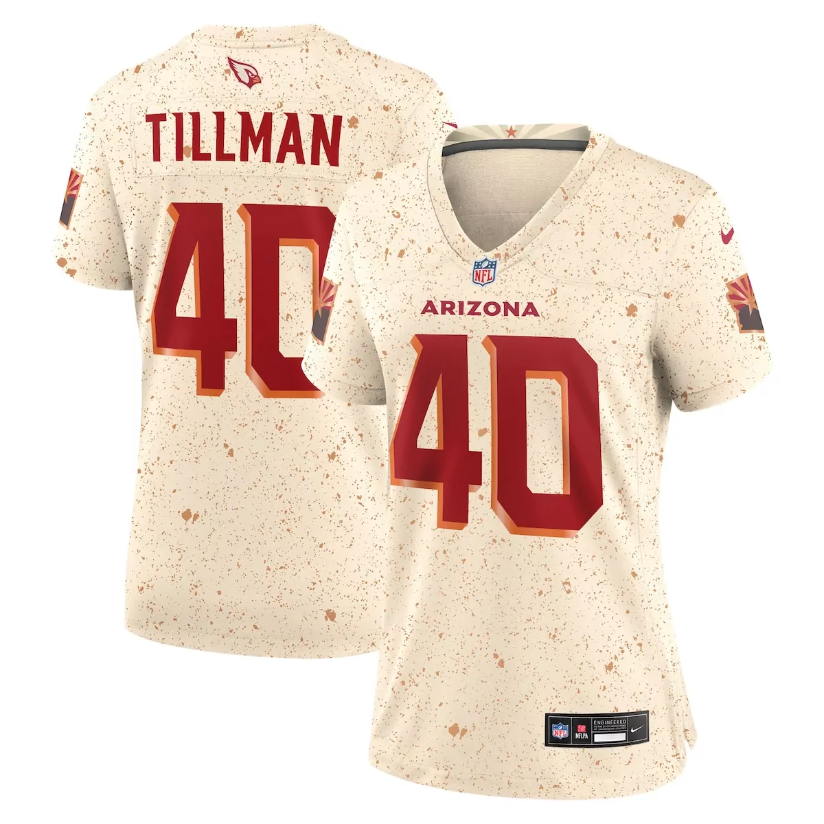 arizona cardinals pat tillman natural 2025 rivalries collection retired player game jersey 79n