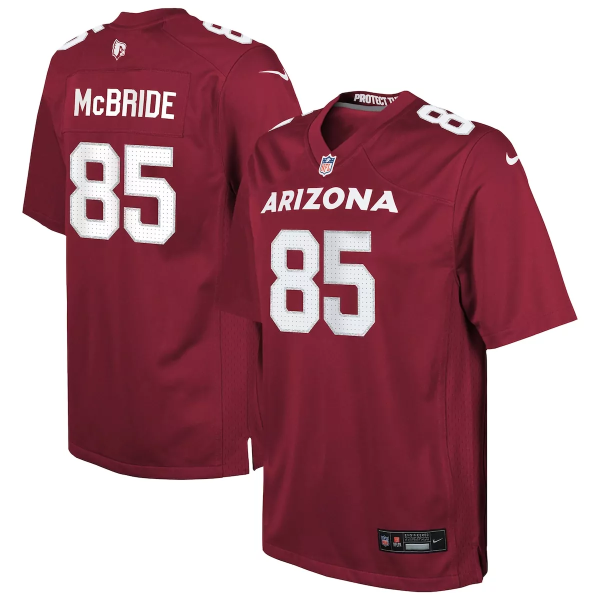 arizona cardinals trey mcbride cardinal game jersey
