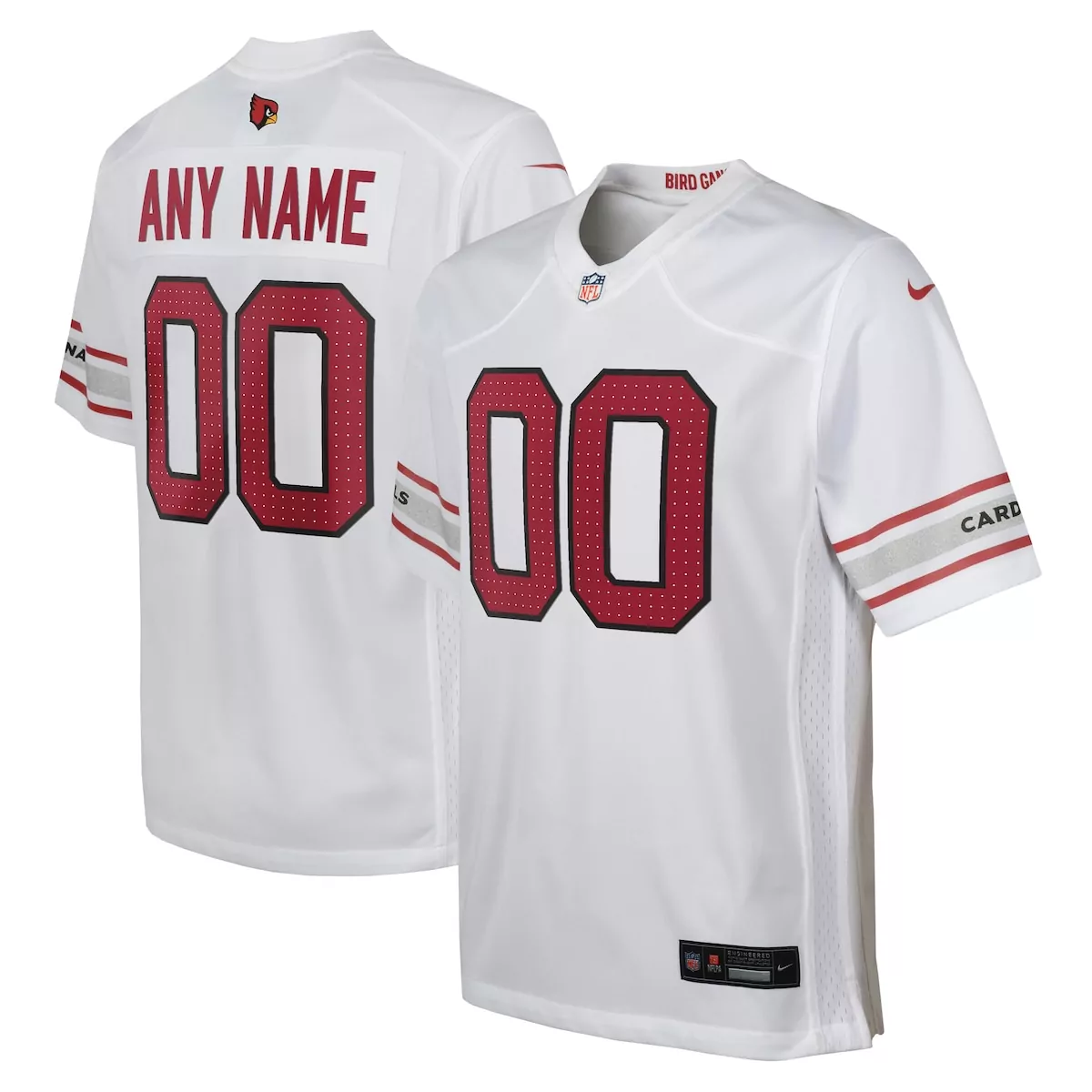 arizona cardinals white custom game jersey 5f8