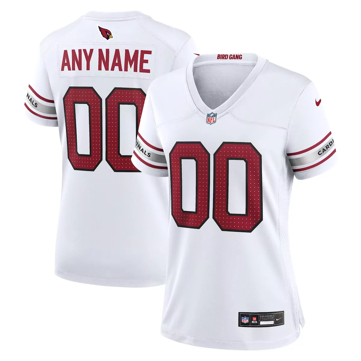 arizona cardinals white custom game jersey 5f8
