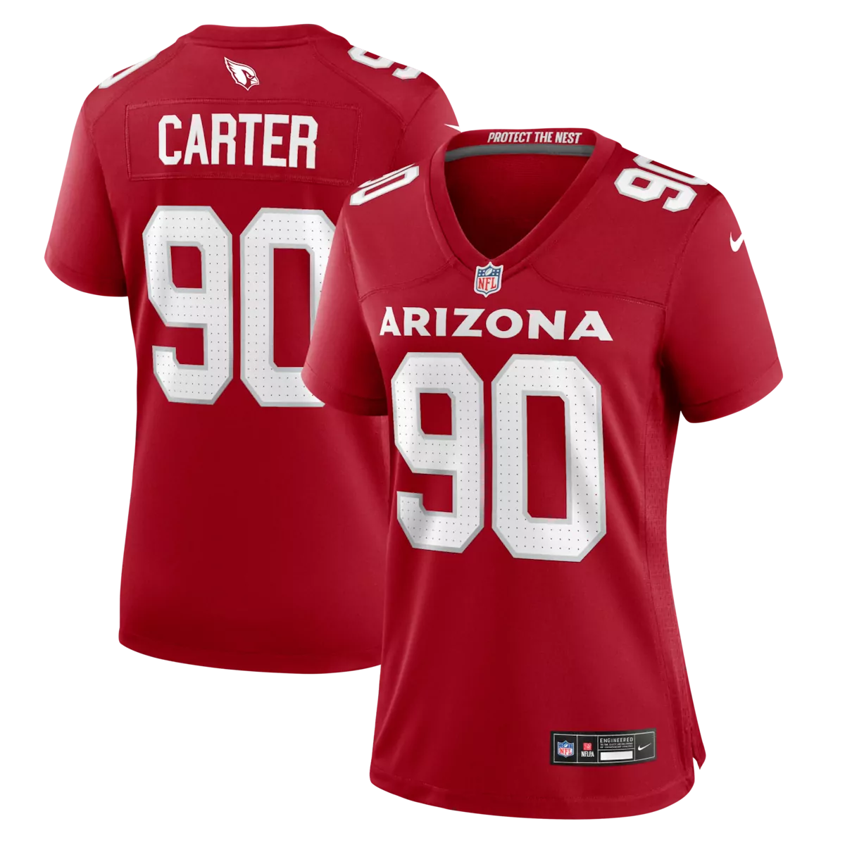 arizona cardinals zach carter cardinal team game jersey fq8