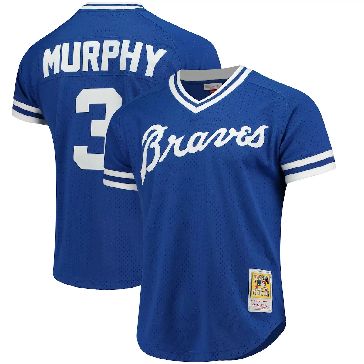 atlanta braves dale murphy red 1980 cooperstown collection mesh batting practice jersey