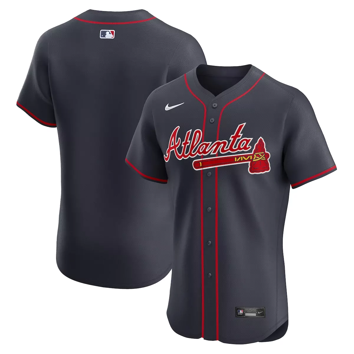atlanta braves navy alternate elite jersey