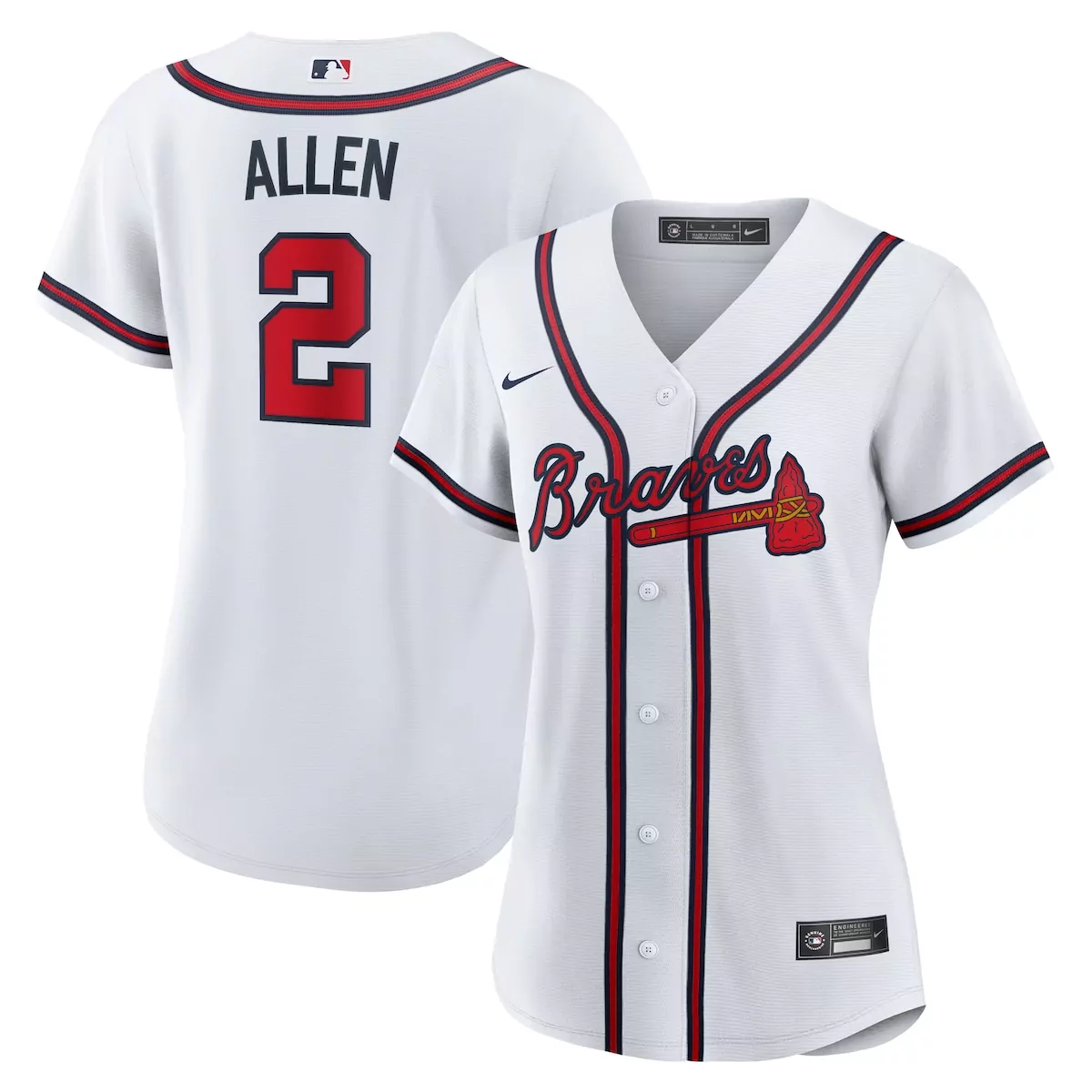 atlanta braves michael harris ii white home jersey