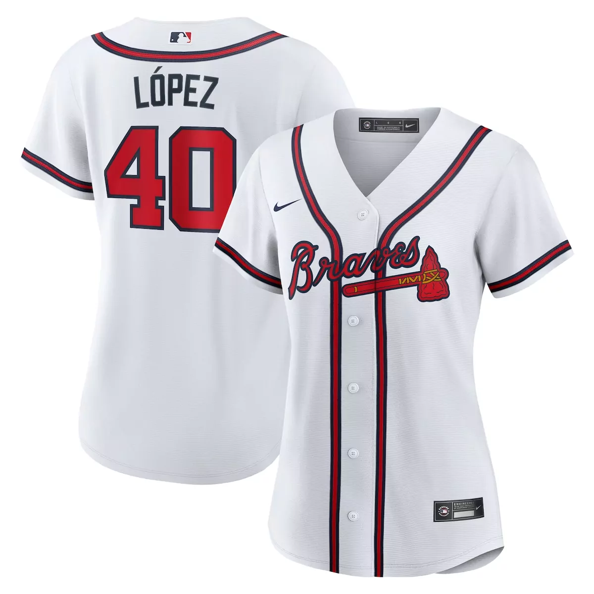 atlanta braves reynaldo lopez white home jersey 9ms