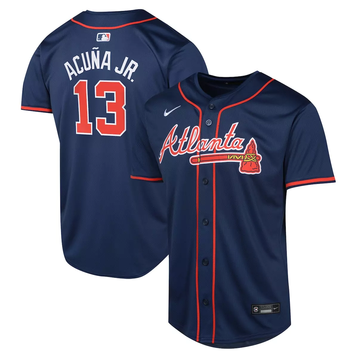atlanta braves ronald acuna jr navy alternate limited player jersey qzb