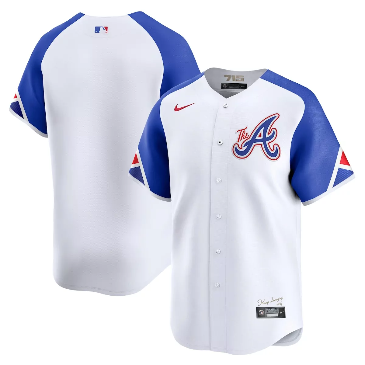 atlanta braves white 1 mom home jersey