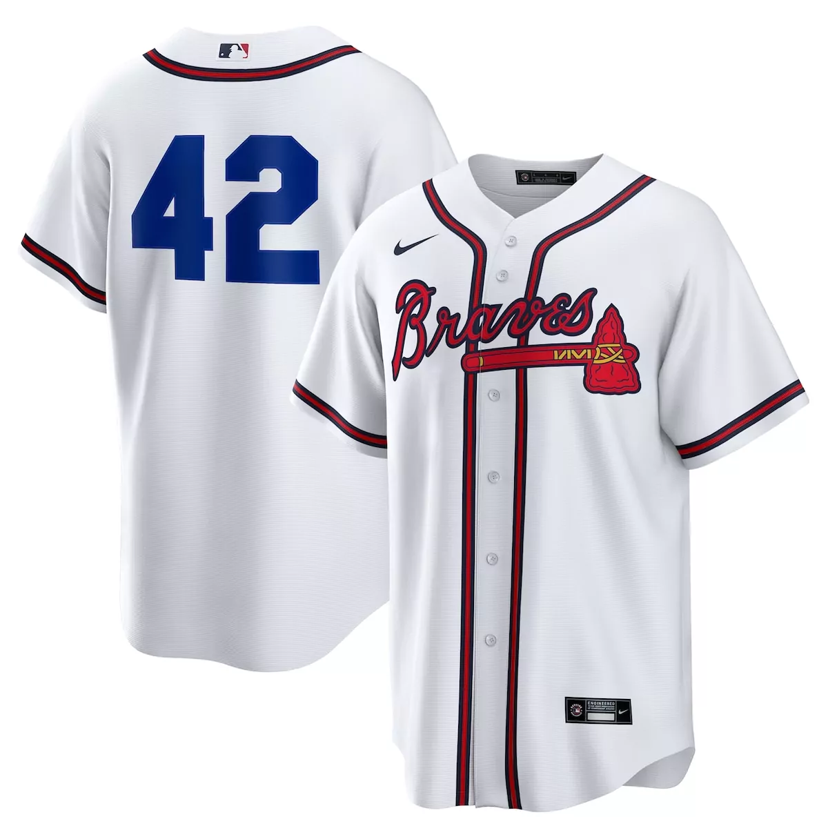 atlanta braves white home 2025 jackie robinson day jersey