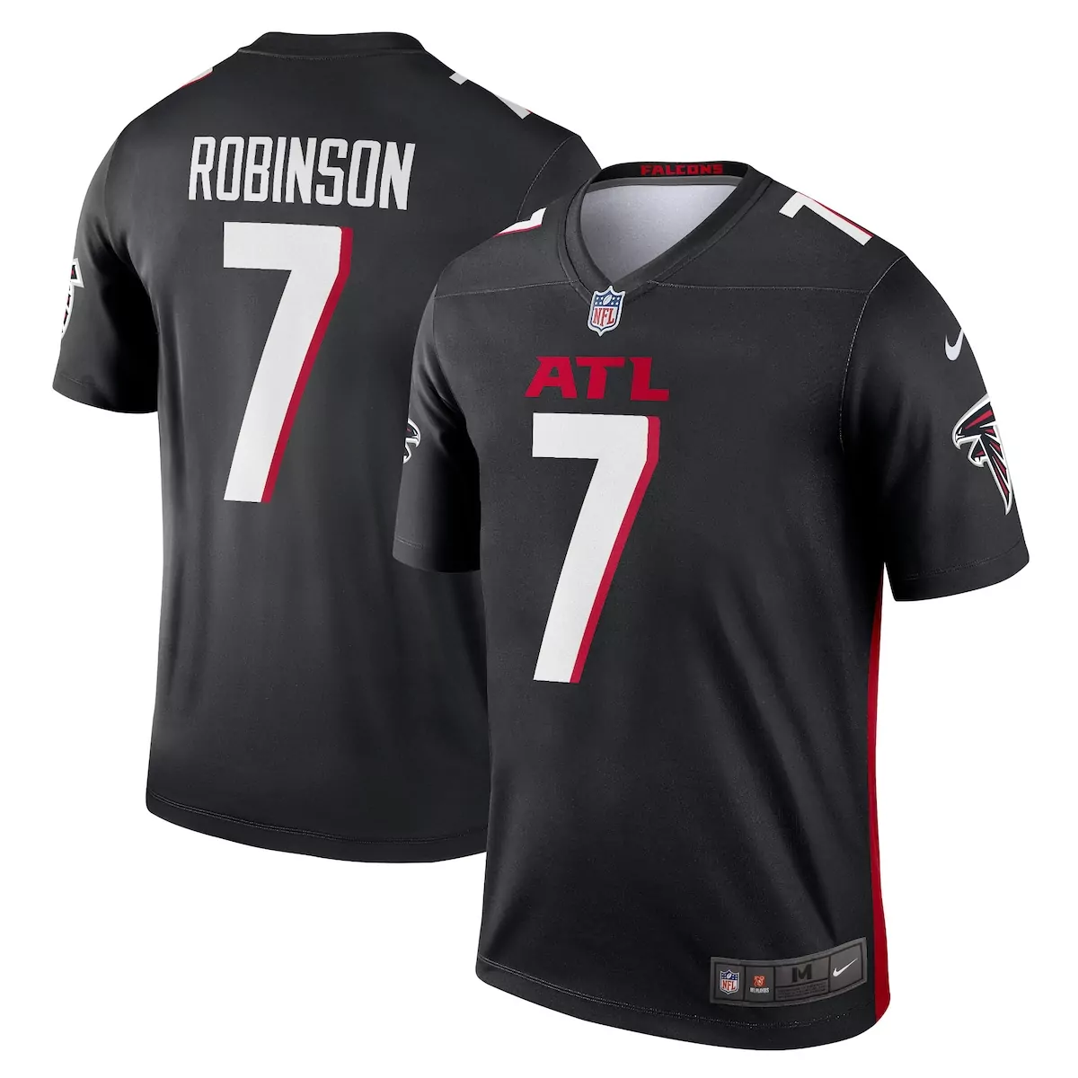 atlanta falcons bijan robinson black game jersey kn1