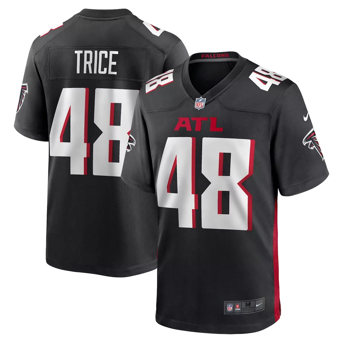 atlanta falcons billy bowman jr black team game jersey