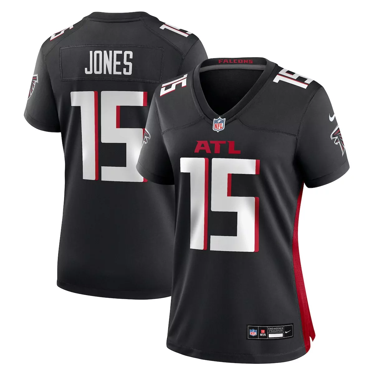 atlanta falcons emory jones black team game jersey 6ws