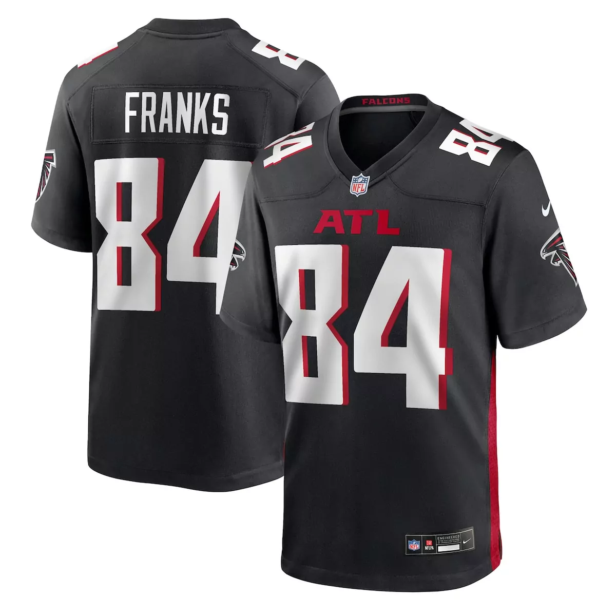 atlanta falcons emory jones black team game jersey 6ws