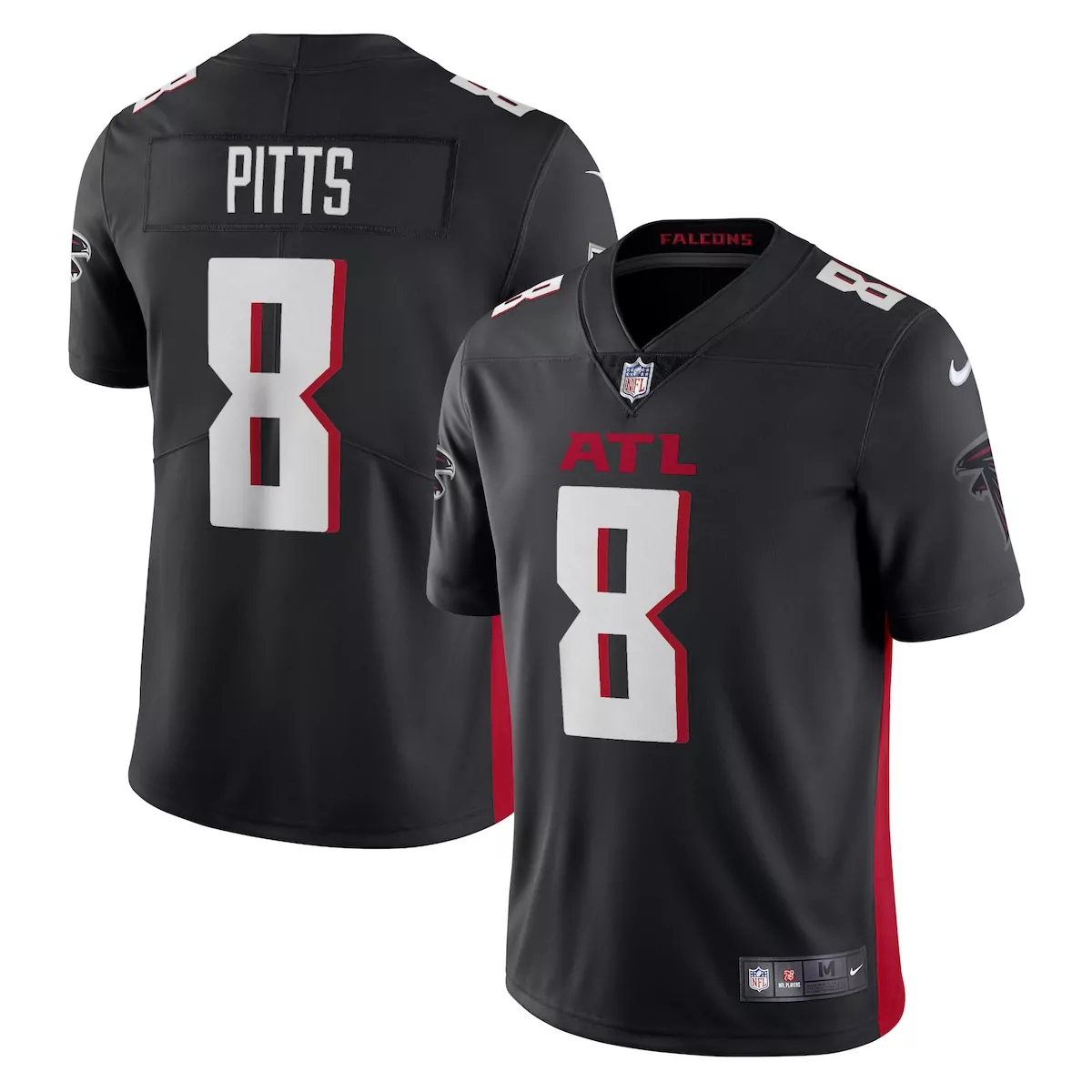 atlanta falcons kyle pitts black vapor f u s e limited jersey ehi