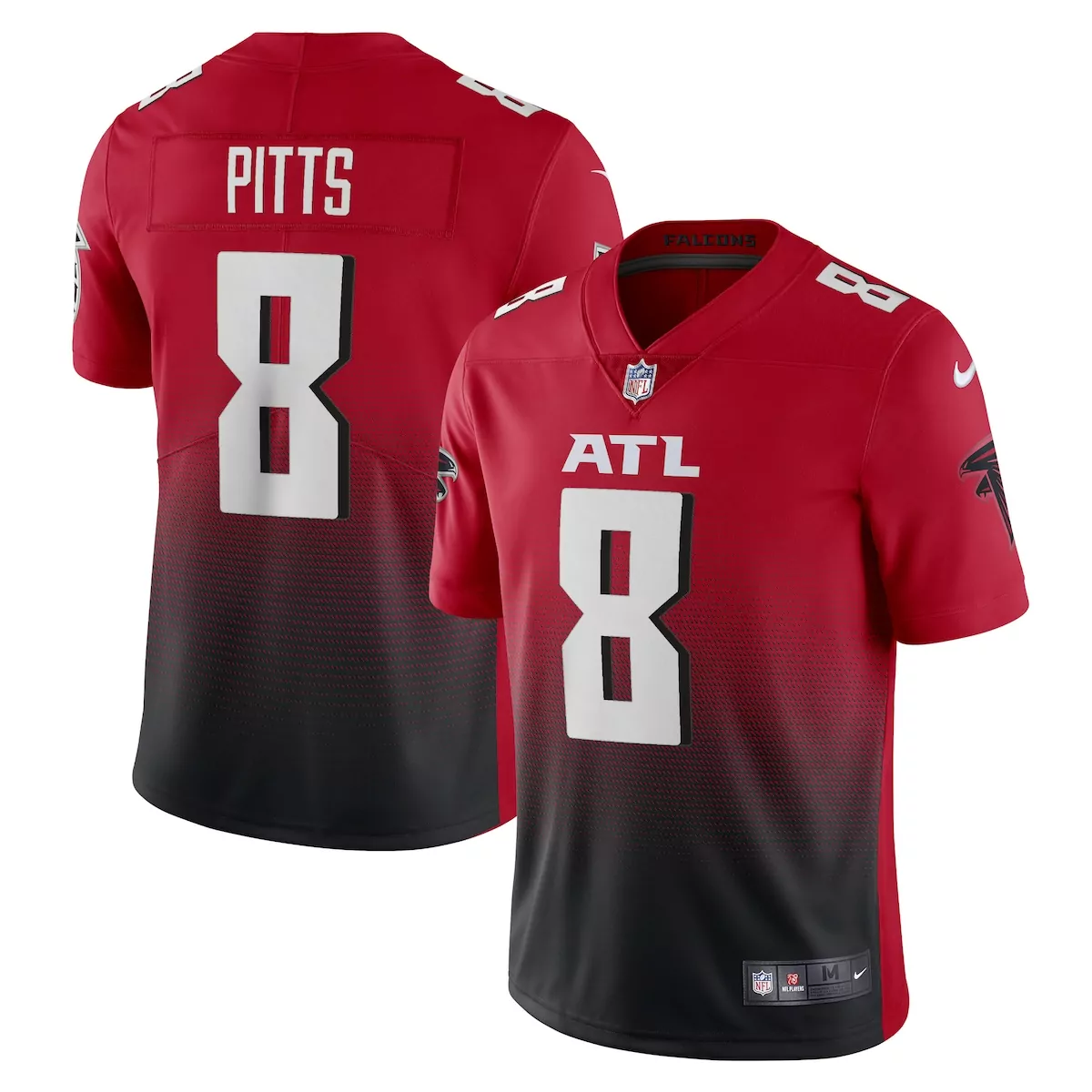 atlanta falcons kyle pitts red alternate 2 vapor limited jersey