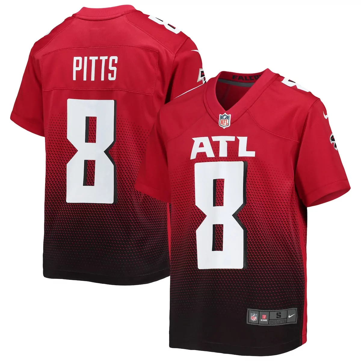 atlanta falcons kyle pitts red alternate 2 vapor limited jersey
