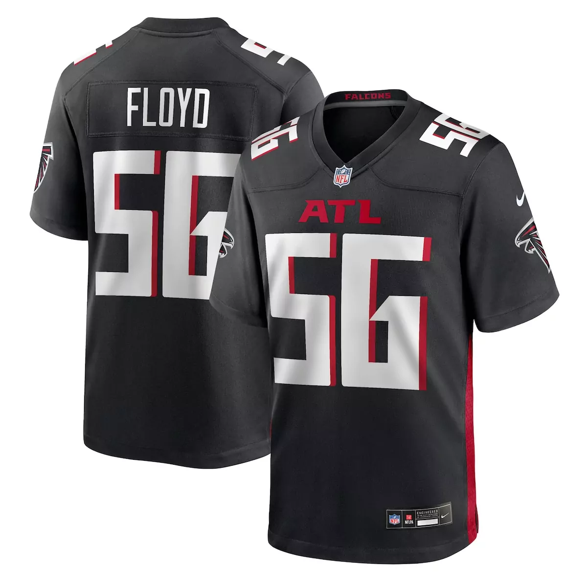 atlanta falcons lacale london black team game jersey dai