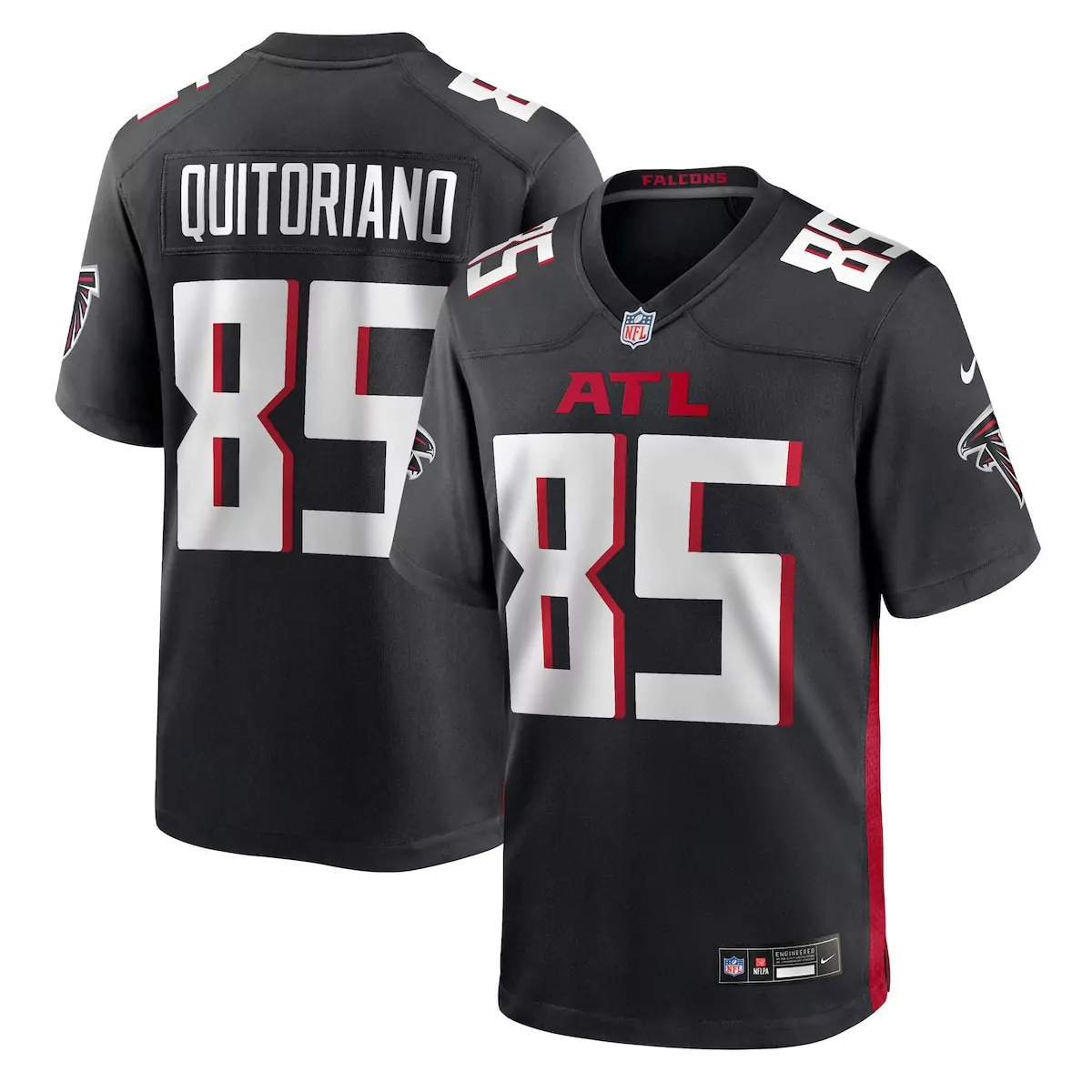 atlanta falcons ruke orhorhoro black team game jersey