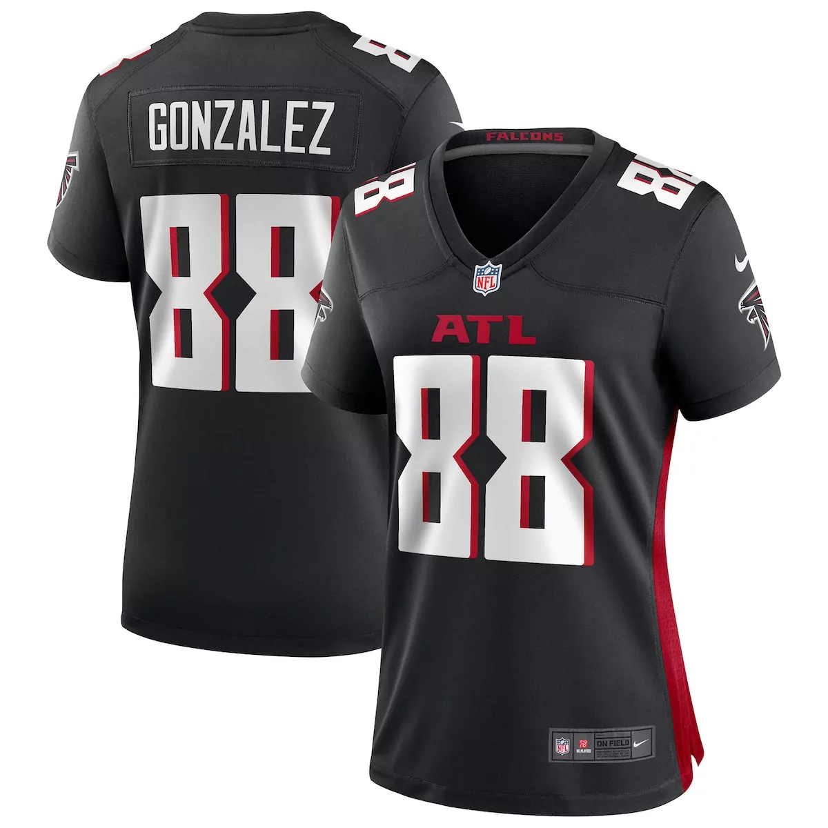 atlanta falcons todd gurley ii black game player jersey