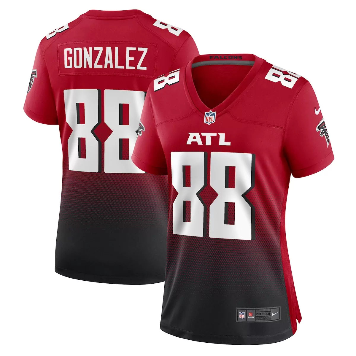 atlanta falcons todd gurley ii black game player jersey