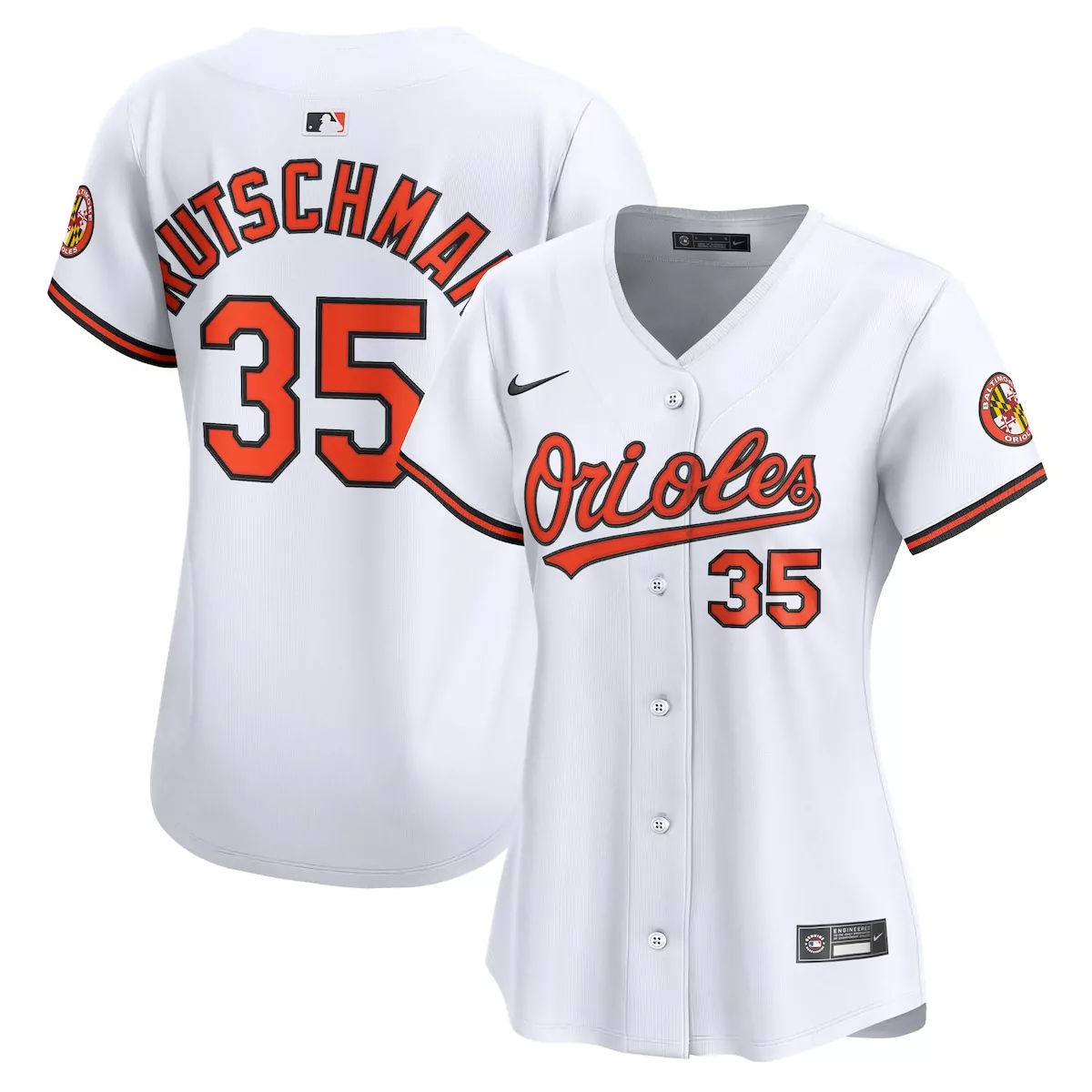 baltimore orioles adley rutschman white home limited player jersey 3vb