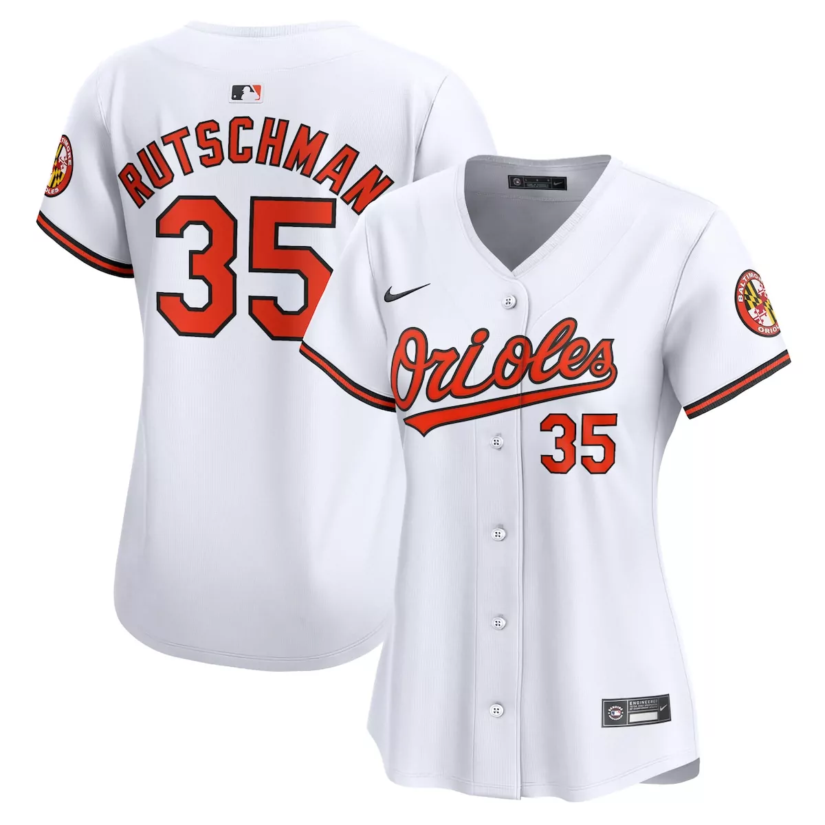 baltimore orioles adley rutschman white home limited player jersey 3vb