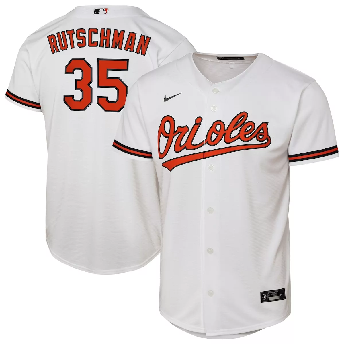 baltimore orioles adley rutschman white home player jersey a6x