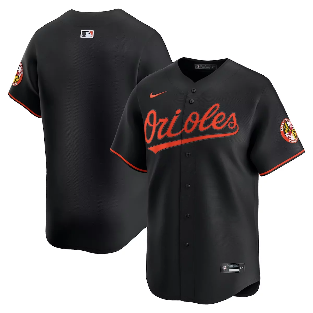 baltimore orioles black alternate limited jersey dt8