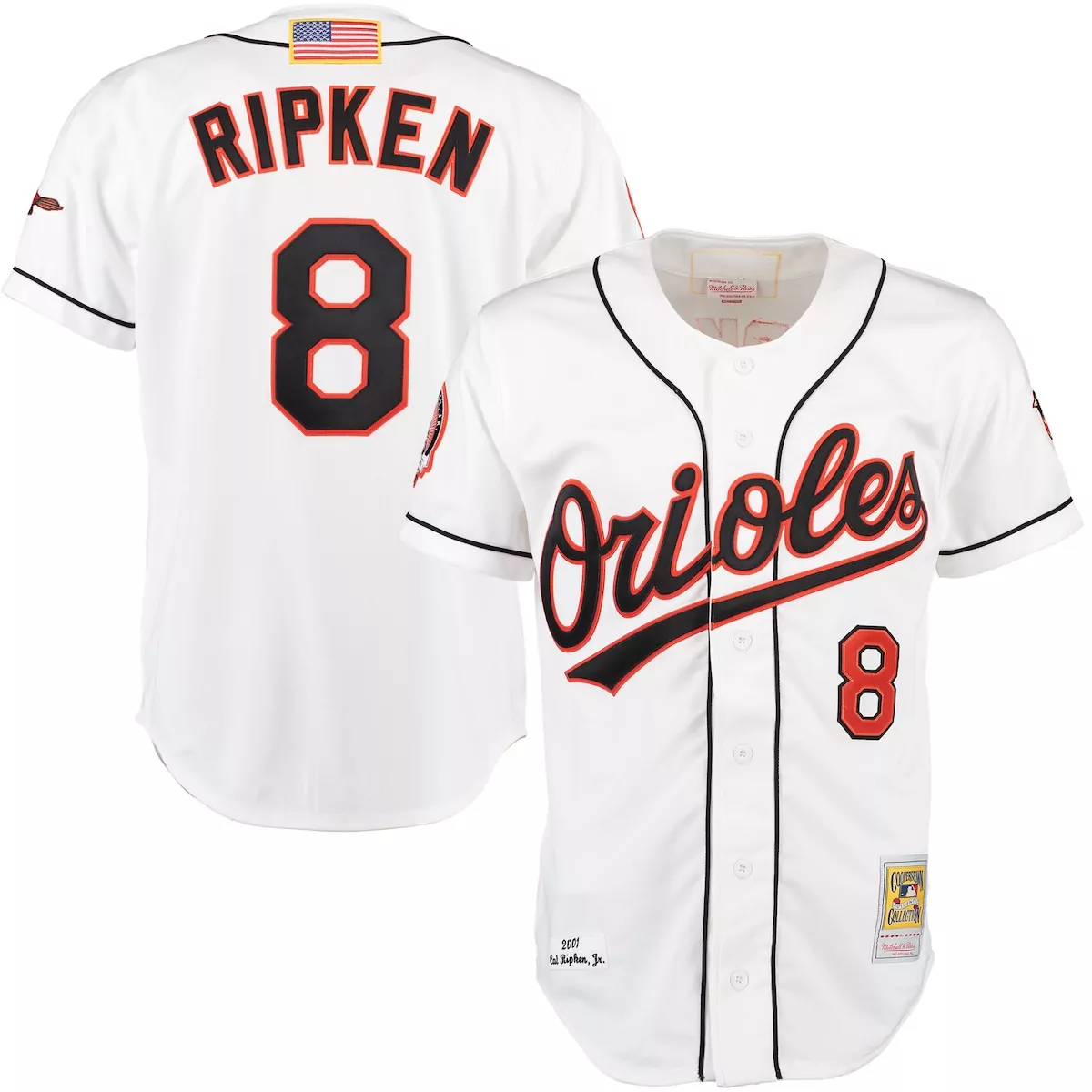 baltimore orioles cal ripken white home jersey