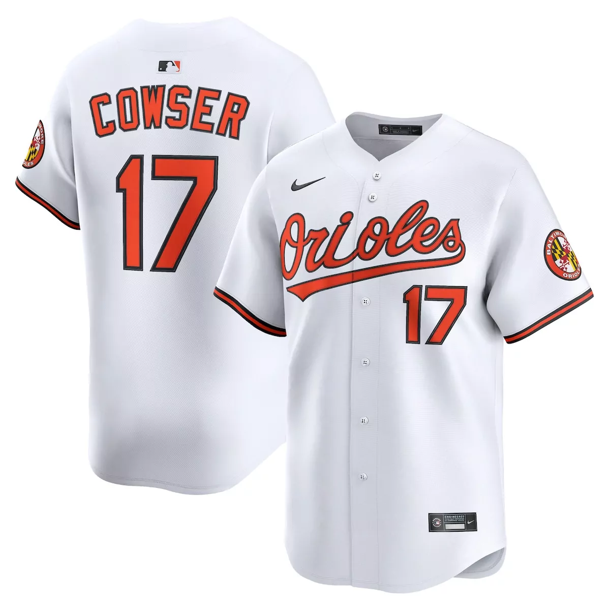 baltimore orioles colton cowser white home jersey ov8