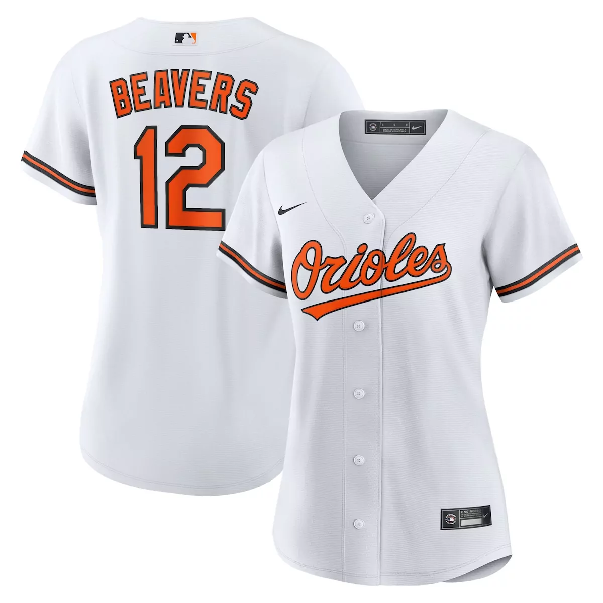 baltimore orioles dylan beavers white home jersey gn1