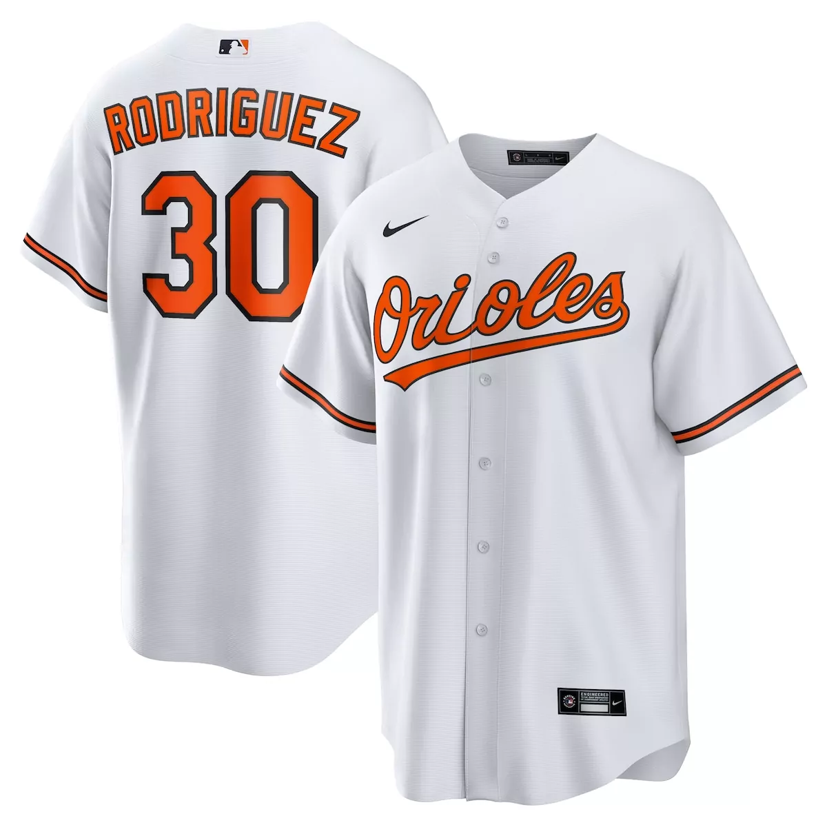 baltimore orioles dylan beavers white home jersey gn1