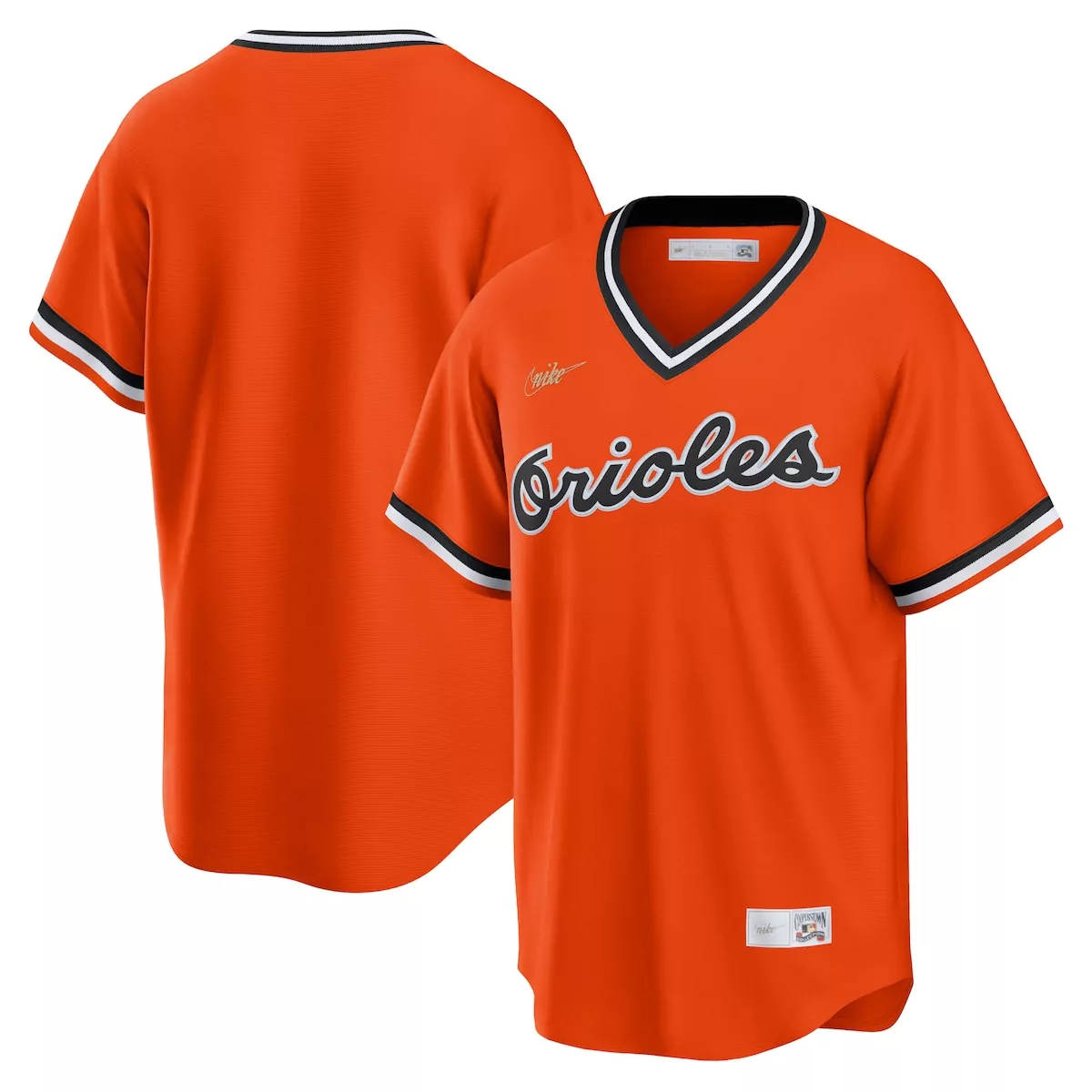 baltimore orioles orange alternate cooperstown collection team jersey
