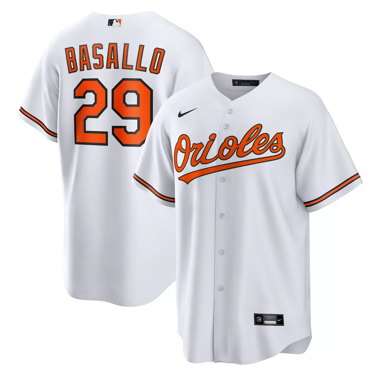 baltimore orioles samuel basallo white player jersey gd5