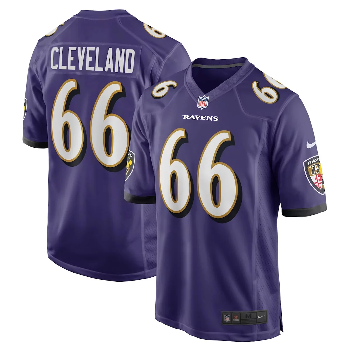baltimore ravens ben cleveland purple game jersey 5uj