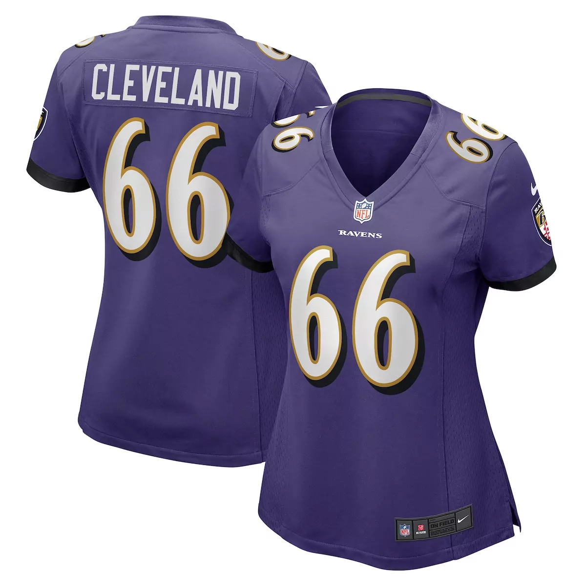 baltimore ravens ben cleveland purple game jersey 5uj