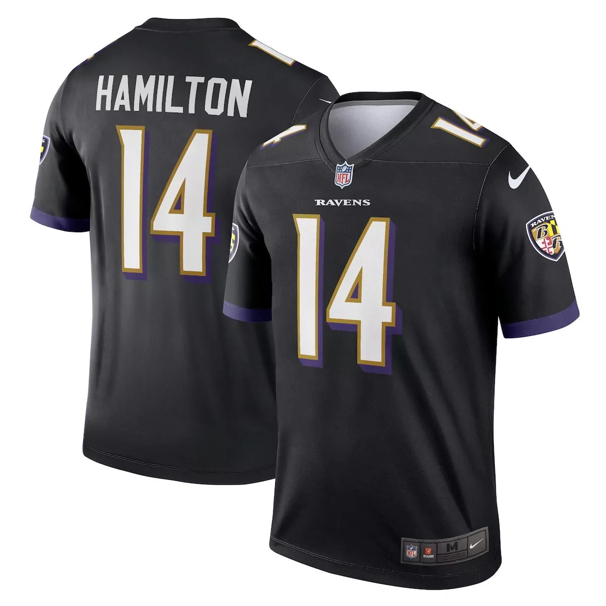 baltimore ravens kyle hamilton black legend player performance top