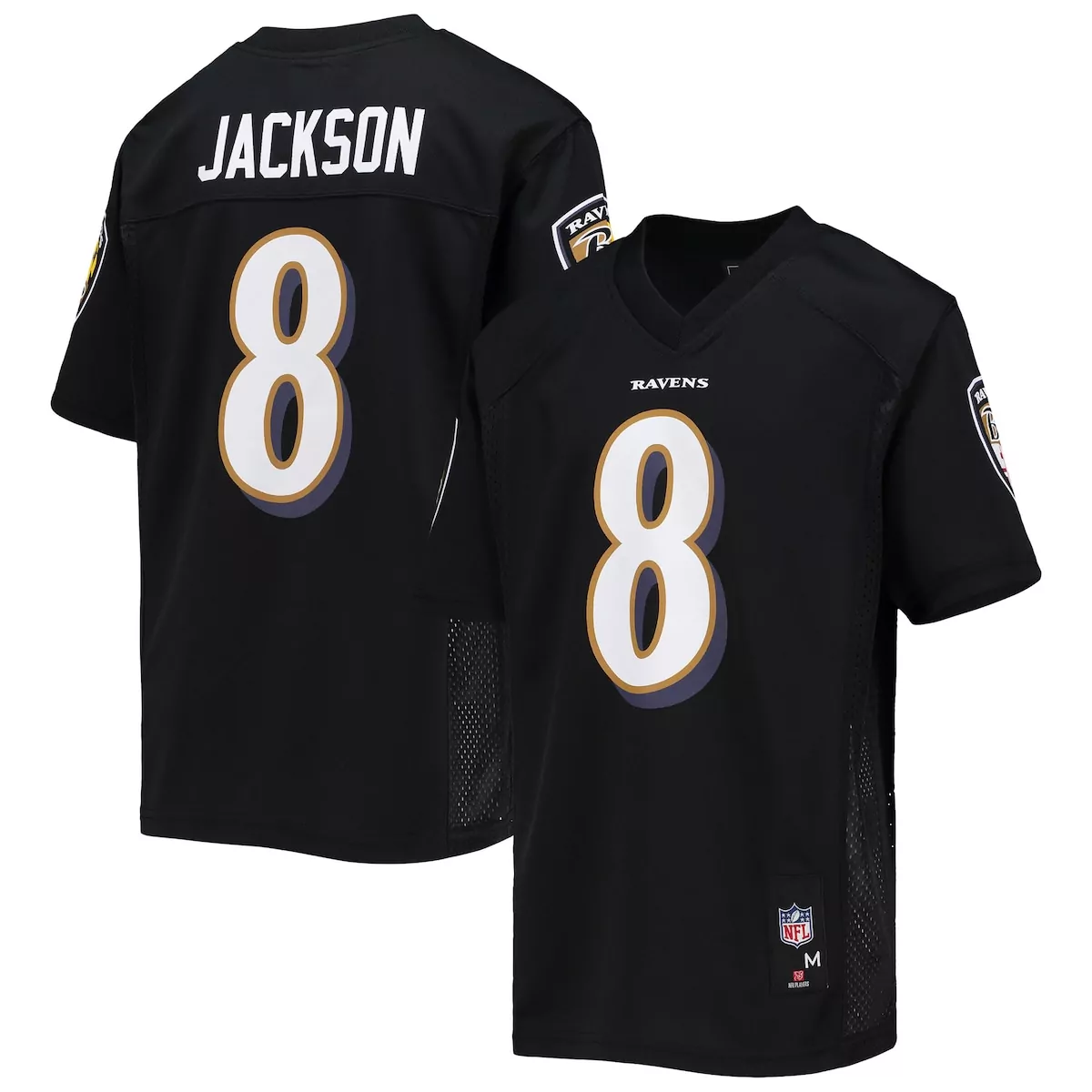 baltimore ravens lamar jackson black game jersey
