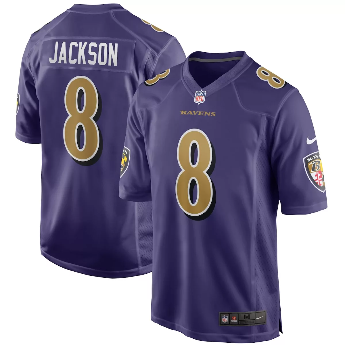 baltimore ravens lamar jackson purple alternate game jersey