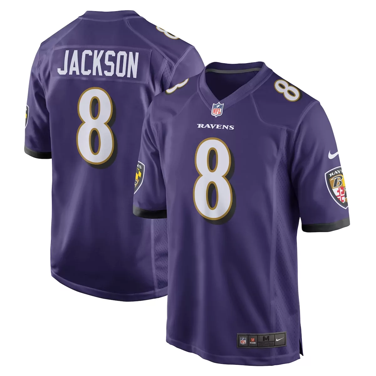 baltimore ravens lamar jackson purple alternate game jersey