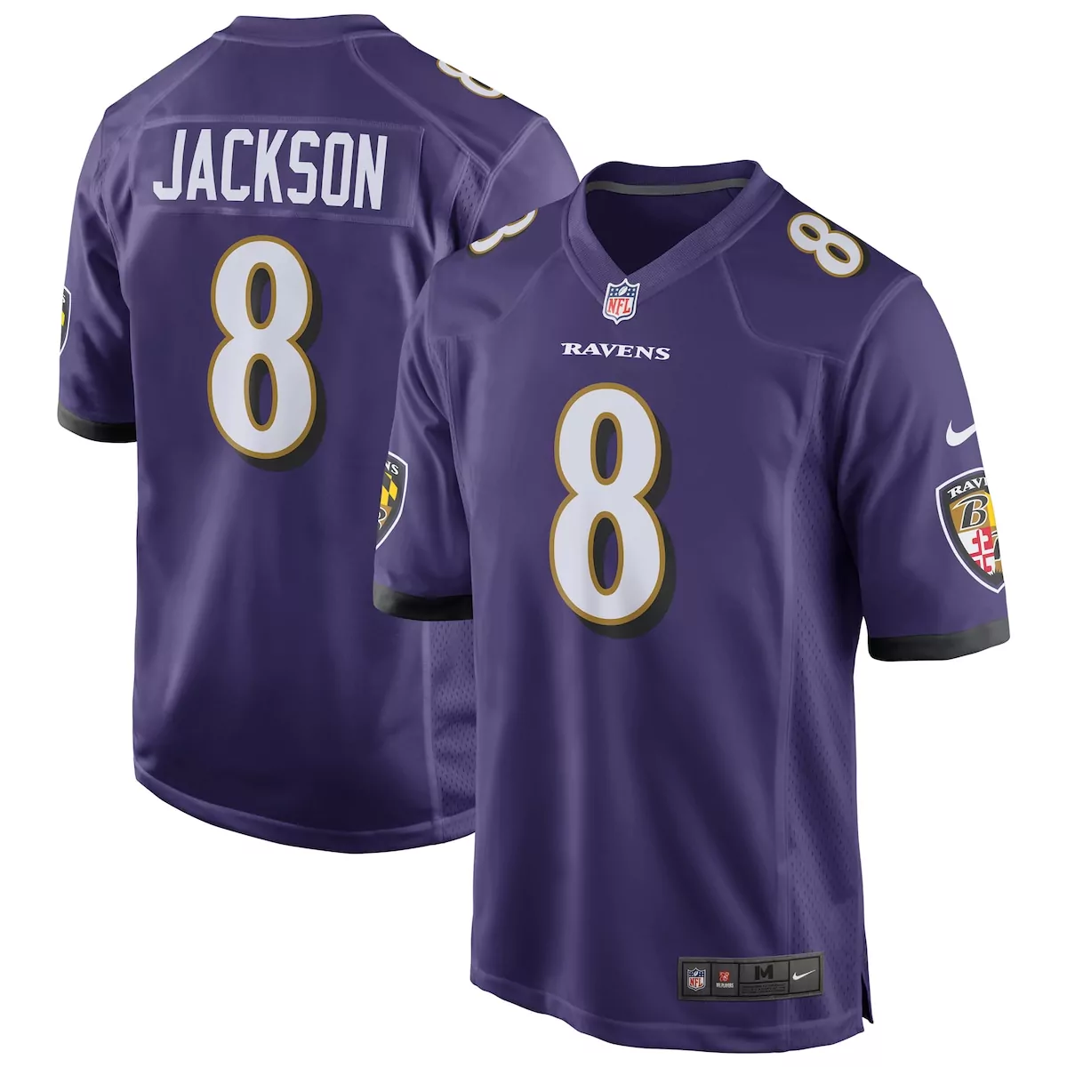 baltimore ravens lamar jackson purple alternate game jersey